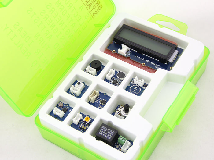 Seeed Studio Grove Starter Kit for Arduino, box with modules