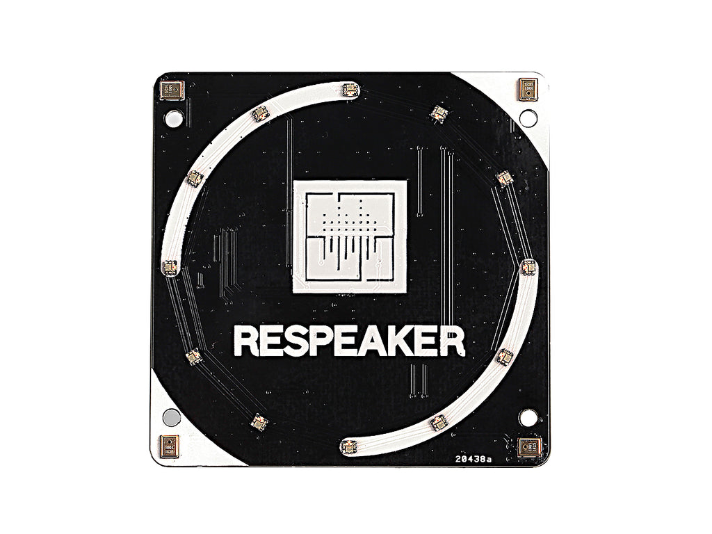 Seeed Studio ReSpeaker 4-Mic Array for Raspberry Pi, top view
