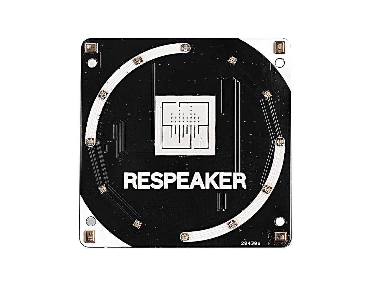 Seeed Studio ReSpeaker 4-Mic Array for Raspberry Pi, top view