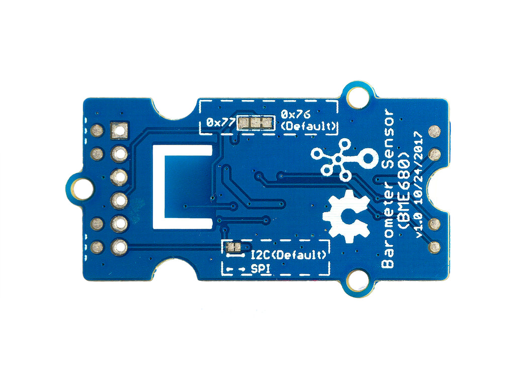 Seeed Studio Grove BME680 environmental sensor, back