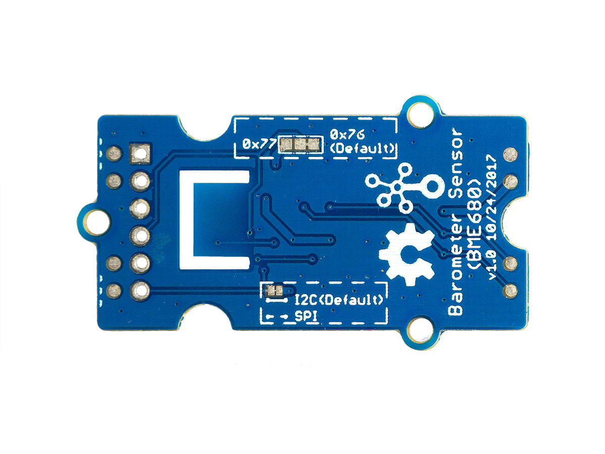 Seeed Studio Grove BME680 environmental sensor, back