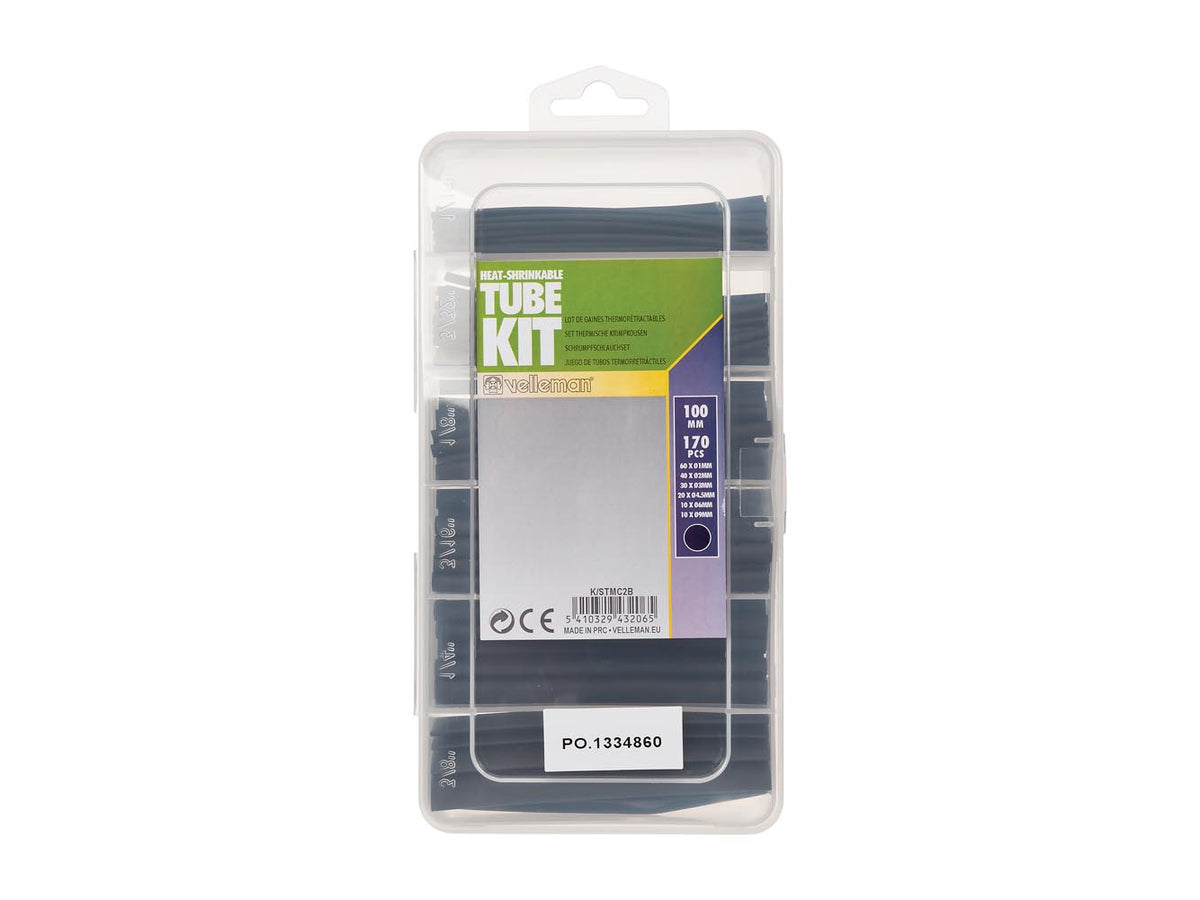 Heat shrink tubing kit contents