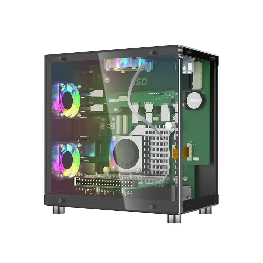 Elecrow Pitower mini PC case for Raspberry Pi 5
