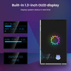 Built-in 1.3 inch OLED