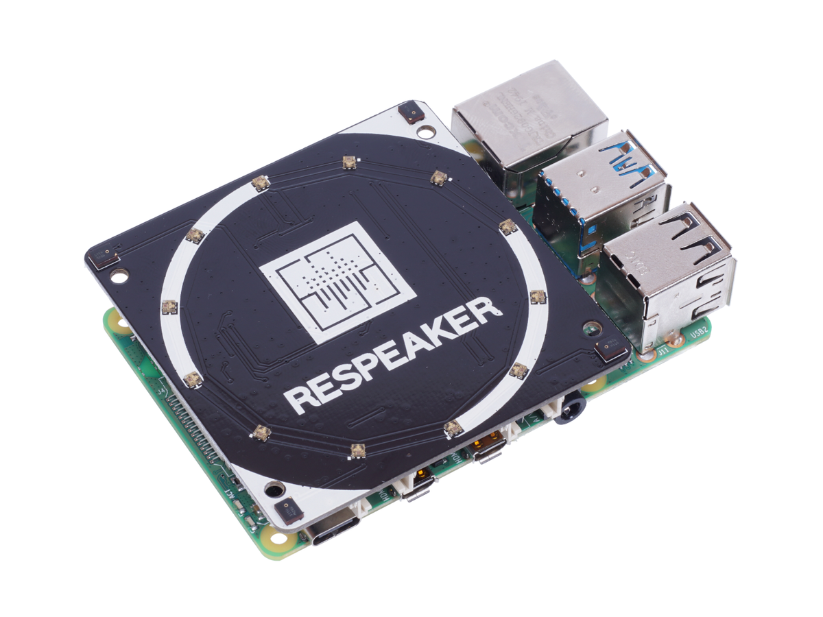 Seeed Studio reSpeaker 4-Mic Array for Raspberry Pi
