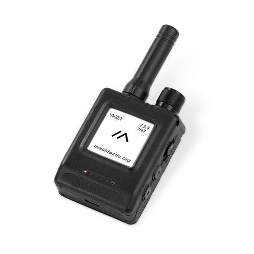 Elecrow ThinkNode M5 Meshtastic handheld, angled view